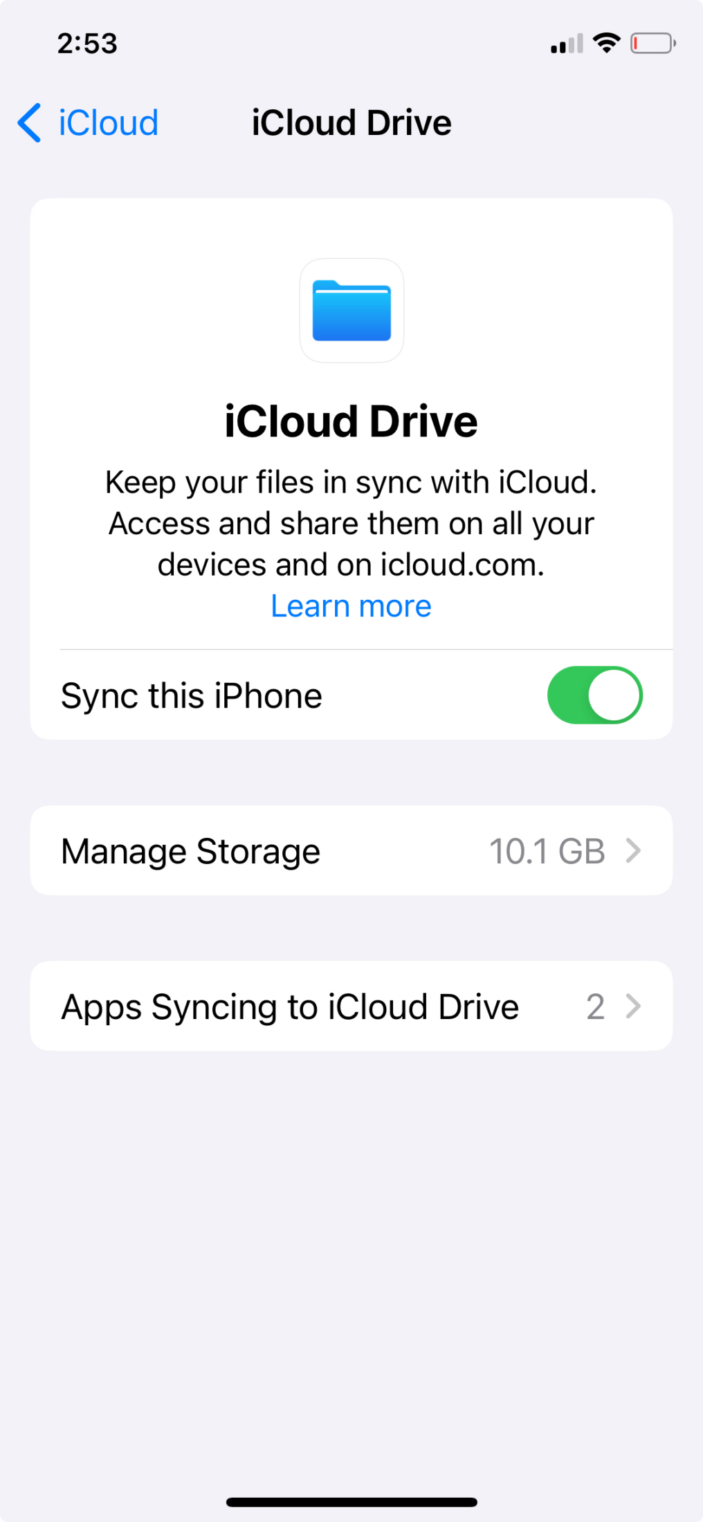 iCloud Configuration Lightcraft Pro