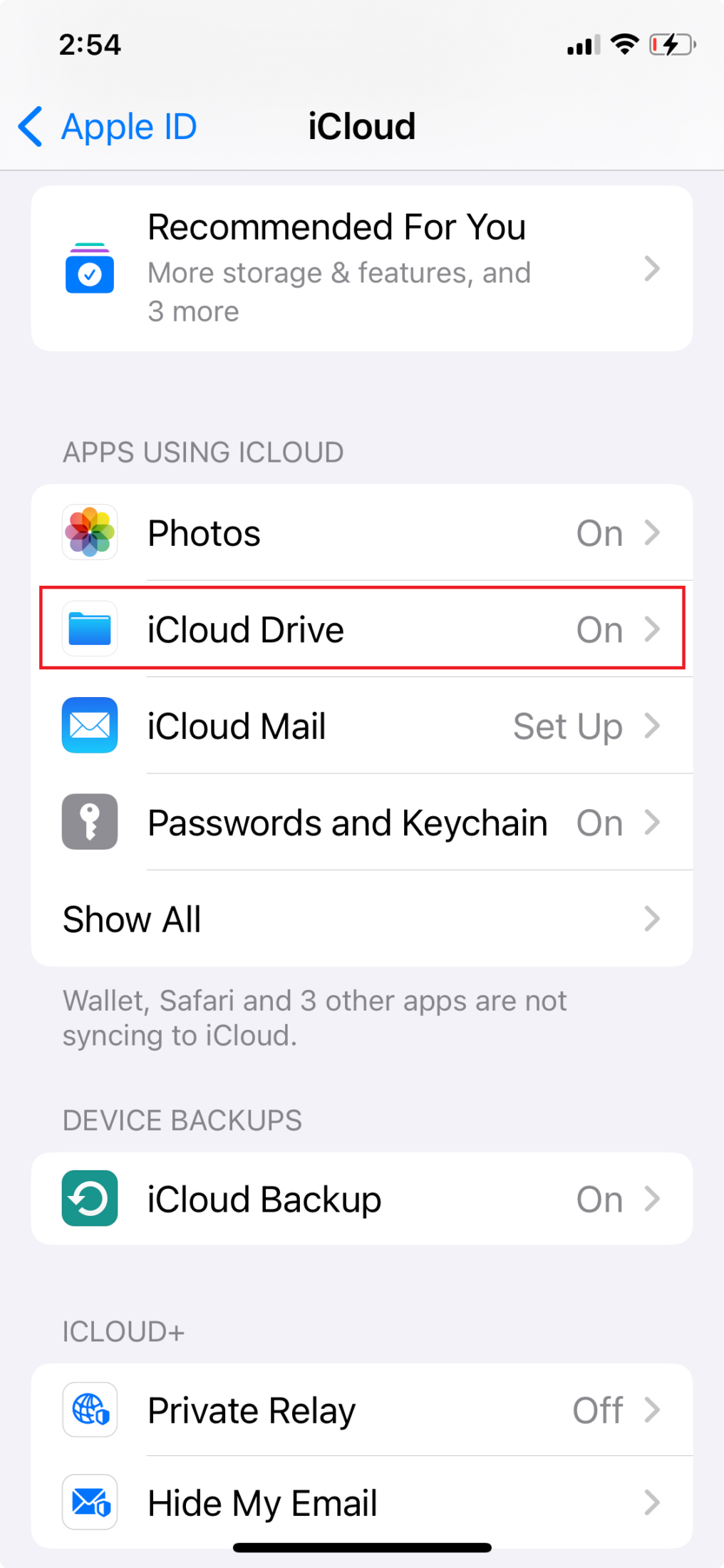 iCloud Configuration Lightcraft Pro